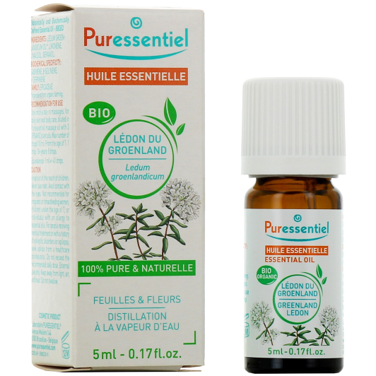 Puressentiel huile essentielle lédon du groenland bio - Voie cutanée