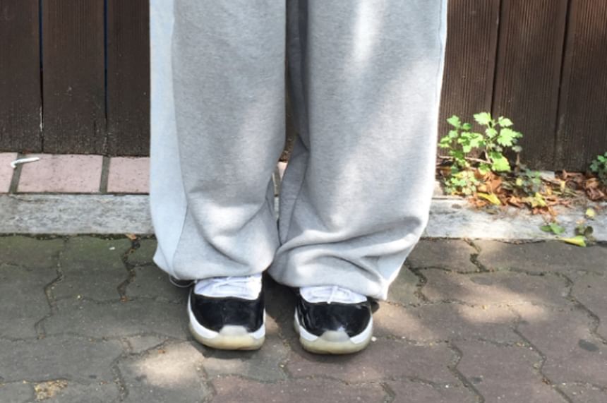 SeoulPop - Unisex tweekleurige joggingbroek met trekkoordtaille