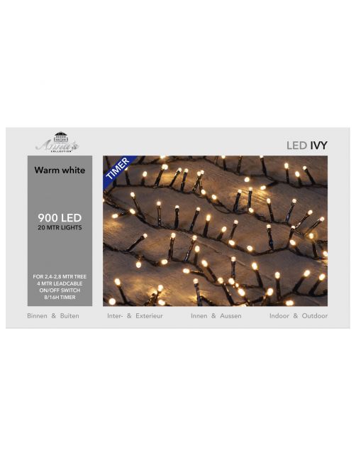 Anna's Collection Cluster Ivy Led - Verlichting - Warm Wit