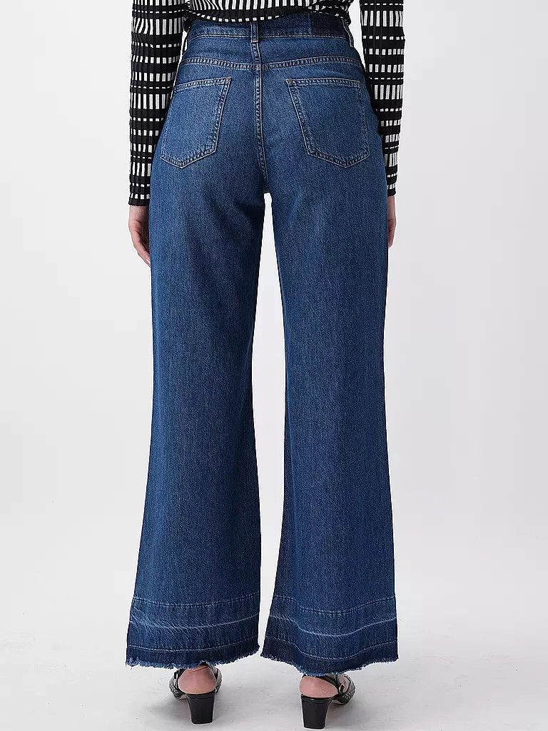 RICH & ROYAL Jeans Flared Fit blau