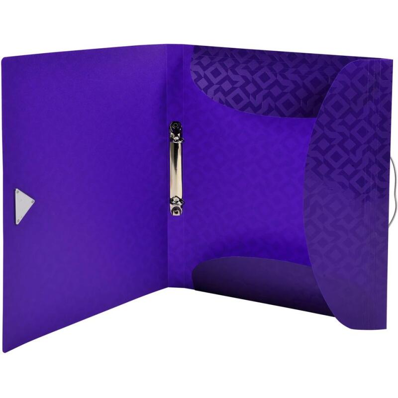 Classeur 2 anneaux plastifié  Exacompta OffiX® A4 maxi - Dos 4 cm couleurs asssorties