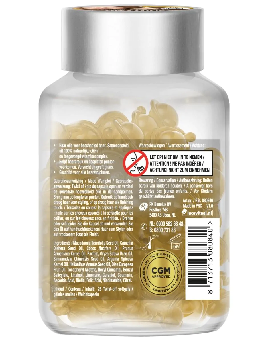 Leave-in Haarserum en Vitamine - Beschadigd Haar