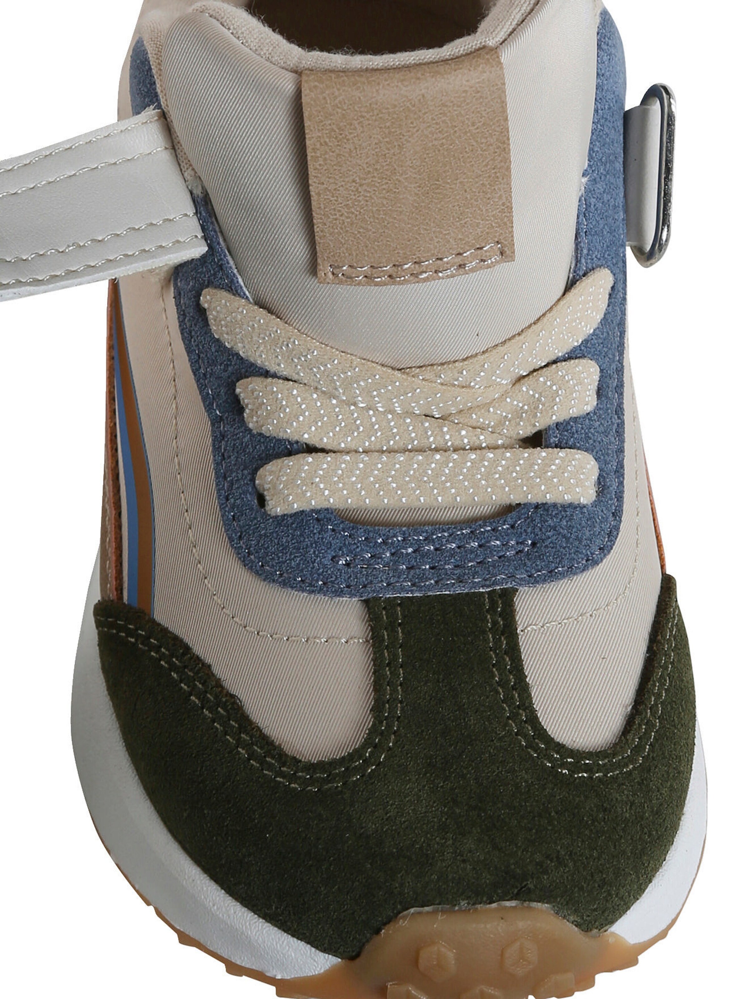 Vertbaudet Kinder Sneakers mit Anziehtrick set beige