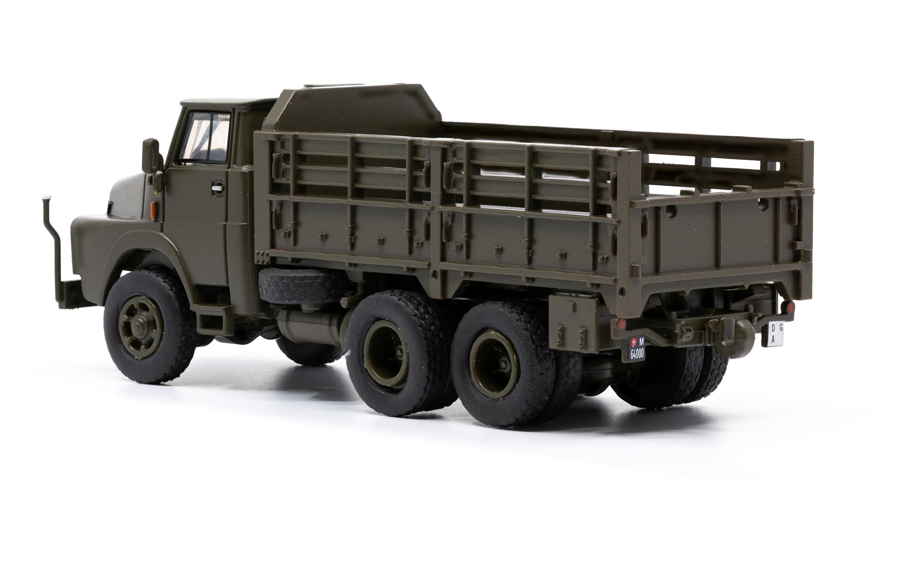 LKW Henschel HS 3-14 6 x 6 mit offene Ladefläche 1:87H0 Lastwagen Militärmodell