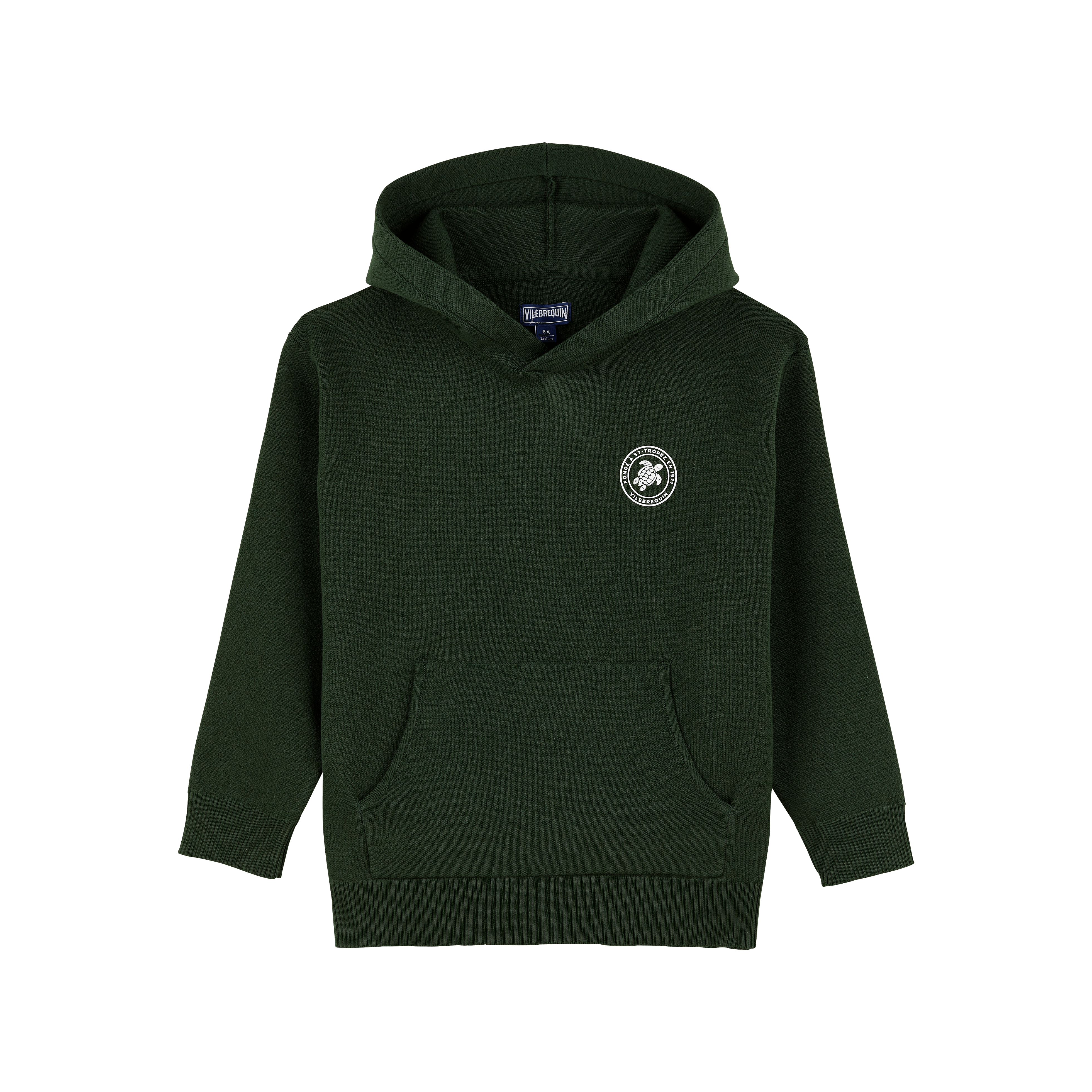 Sweat à Capuche en Coton Enfant Uni