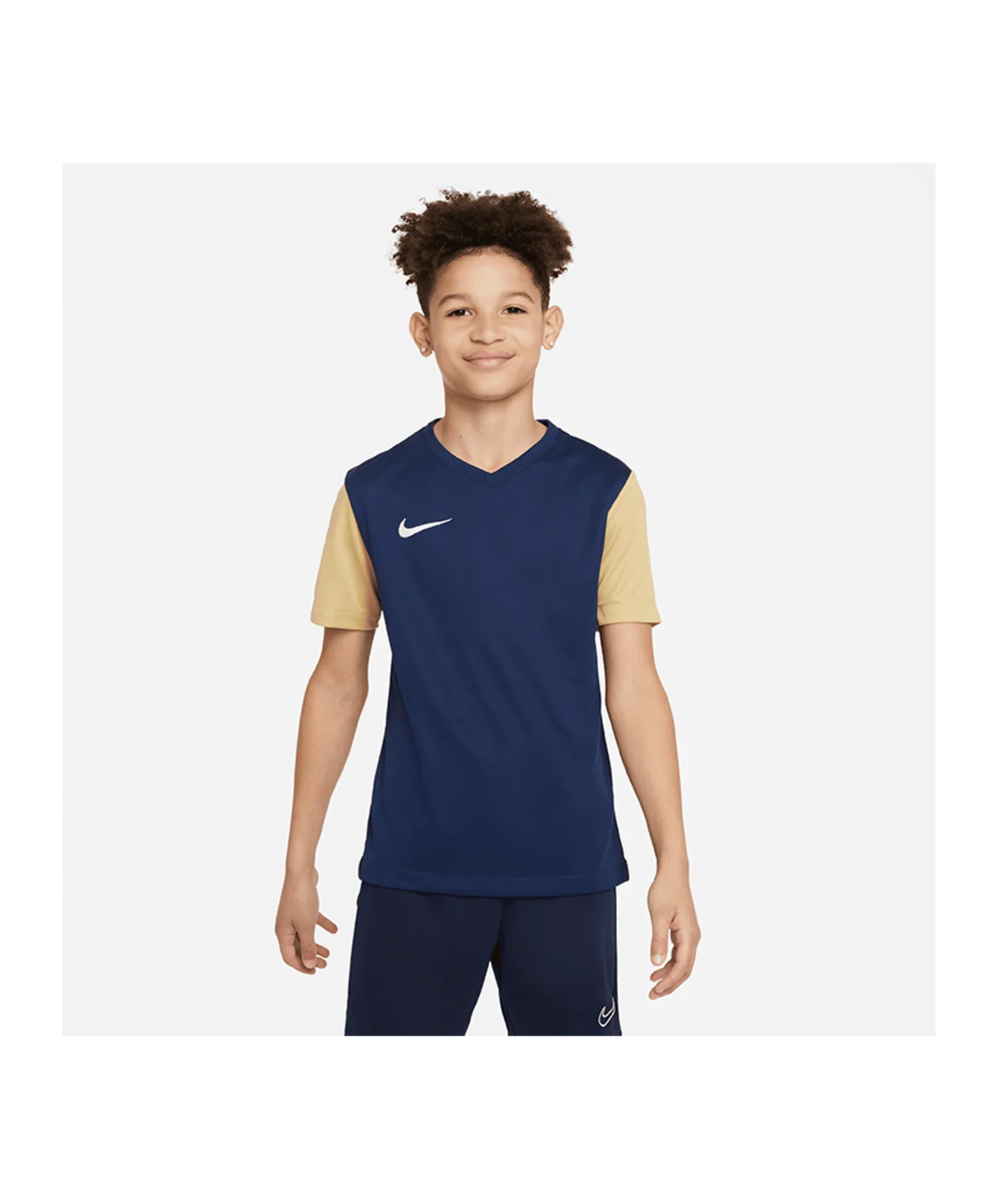 Nike Tiempo Premier II Trikot Kids Blau F411