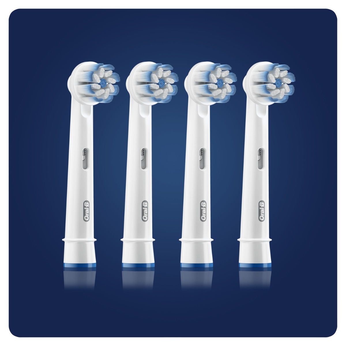 Oral-B Sensitive Clean Opzetborstel, Verpakking Van 4 Stuks