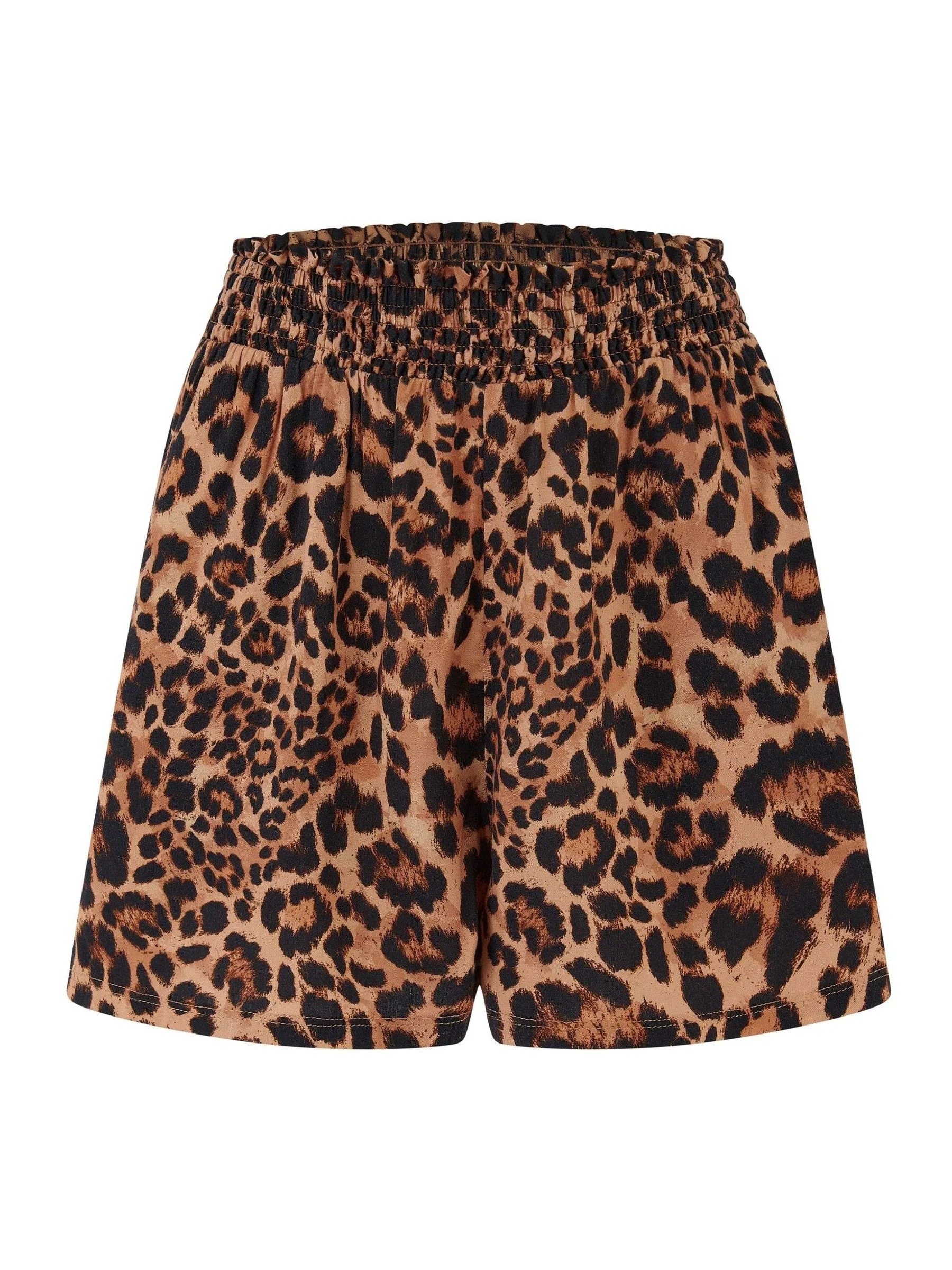Luipaardprint - Pour Moi Viscose Beach Shorts