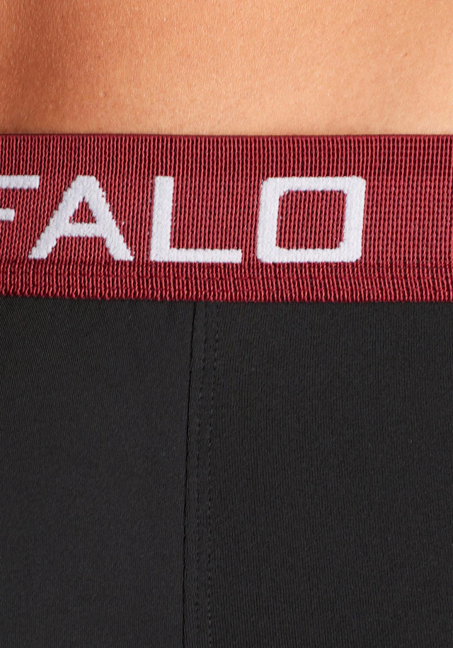 Buffalo Hipster, 4 Stk. knapp sitzende Boxershorts mit Kontrastbund aus Baumwollmischung
