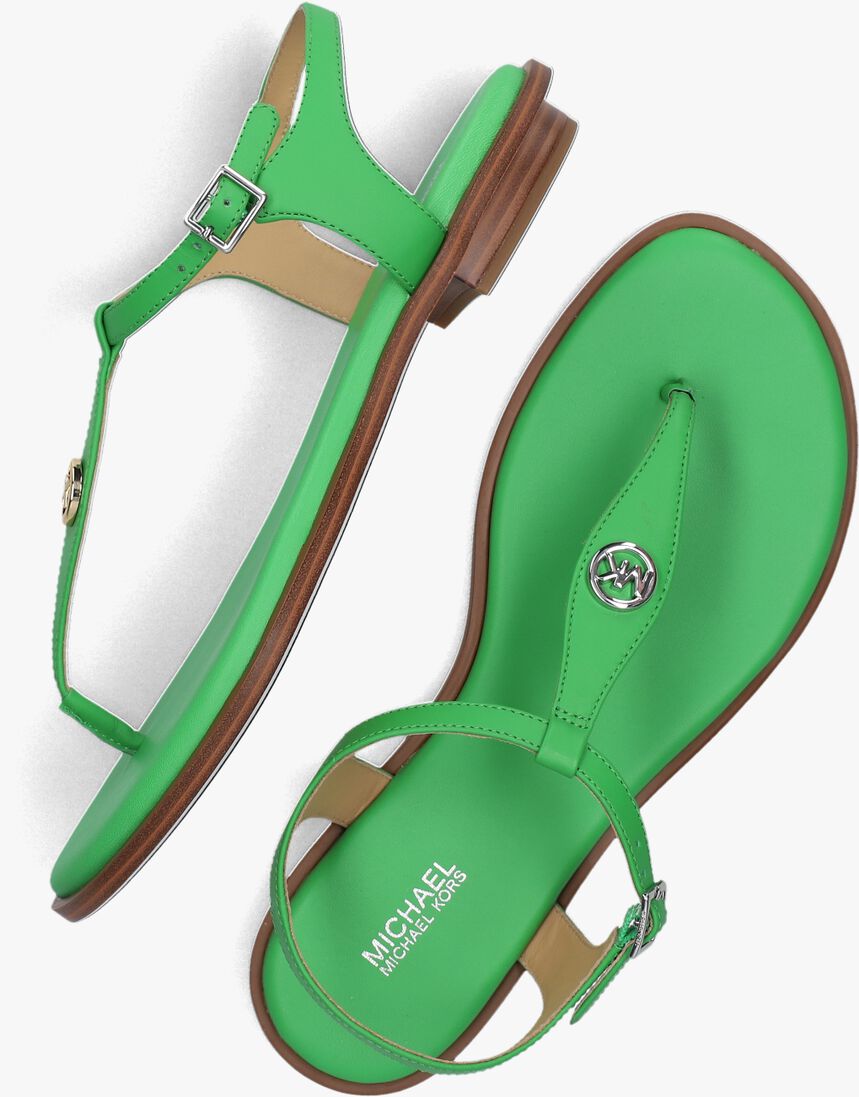 MICHAEL KORS groene michael kors sandalen mallory thong