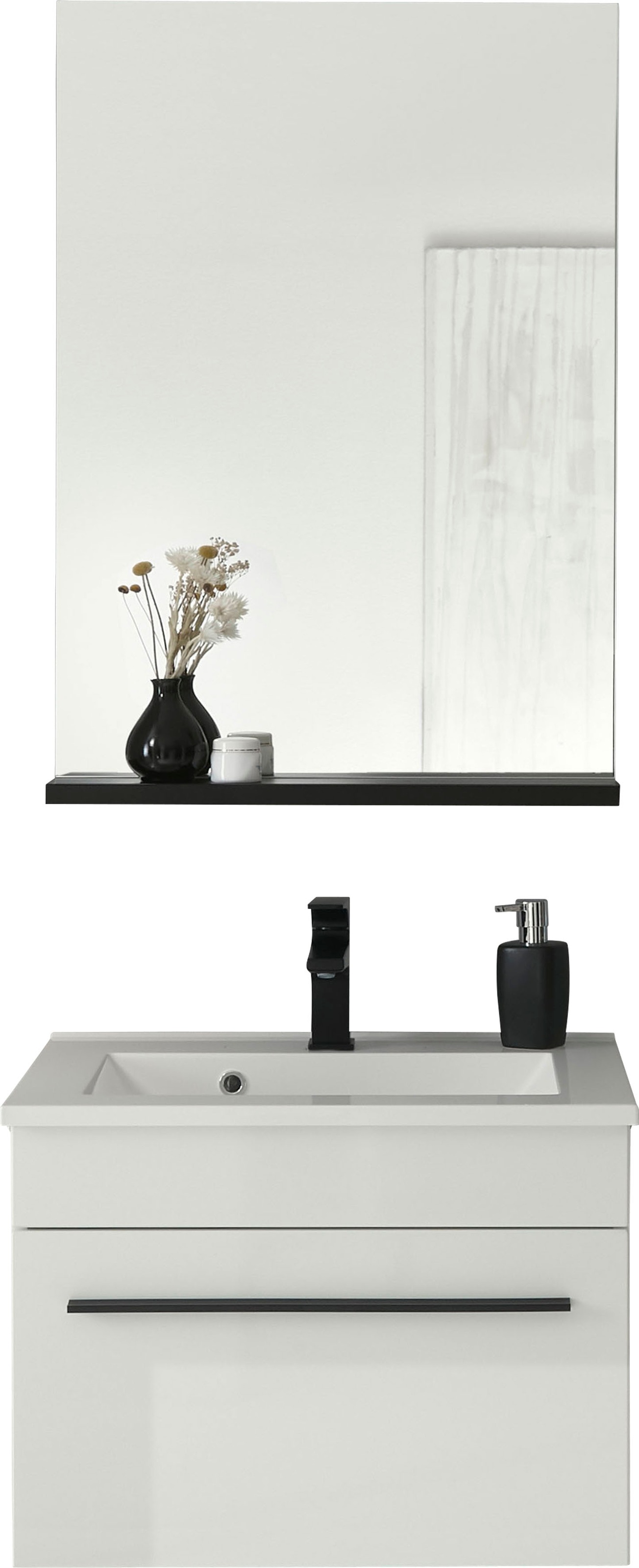 INOSIGN Badmöbel-Set »Cantara, Bad im modernen Design, 2-teiliges Badezimmer« Set, 2 Stk. tlg.