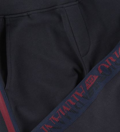 Emporio Armani Jogginghosen - Navy m. Rot
