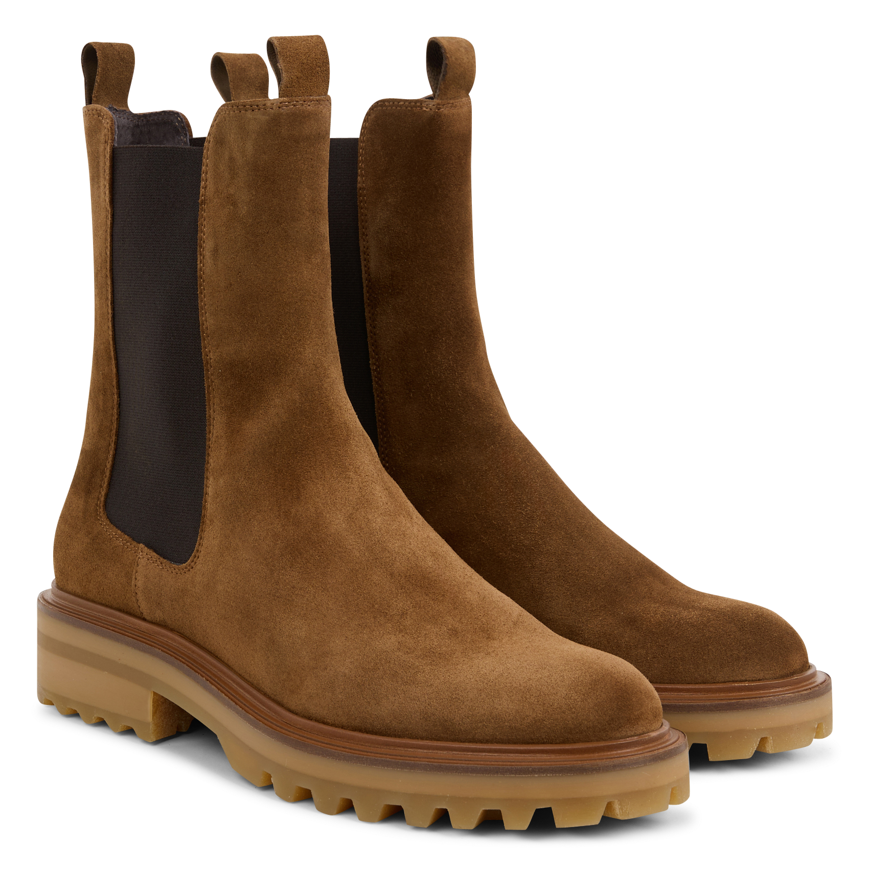 Bottines en cuir | Marron
