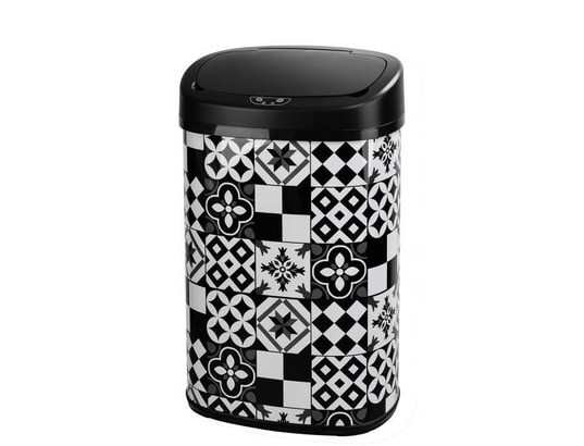 KITCHEN MOVE - Poubelle automatique Poubelle de cuisine automatique majestic noir acier inoxydab...