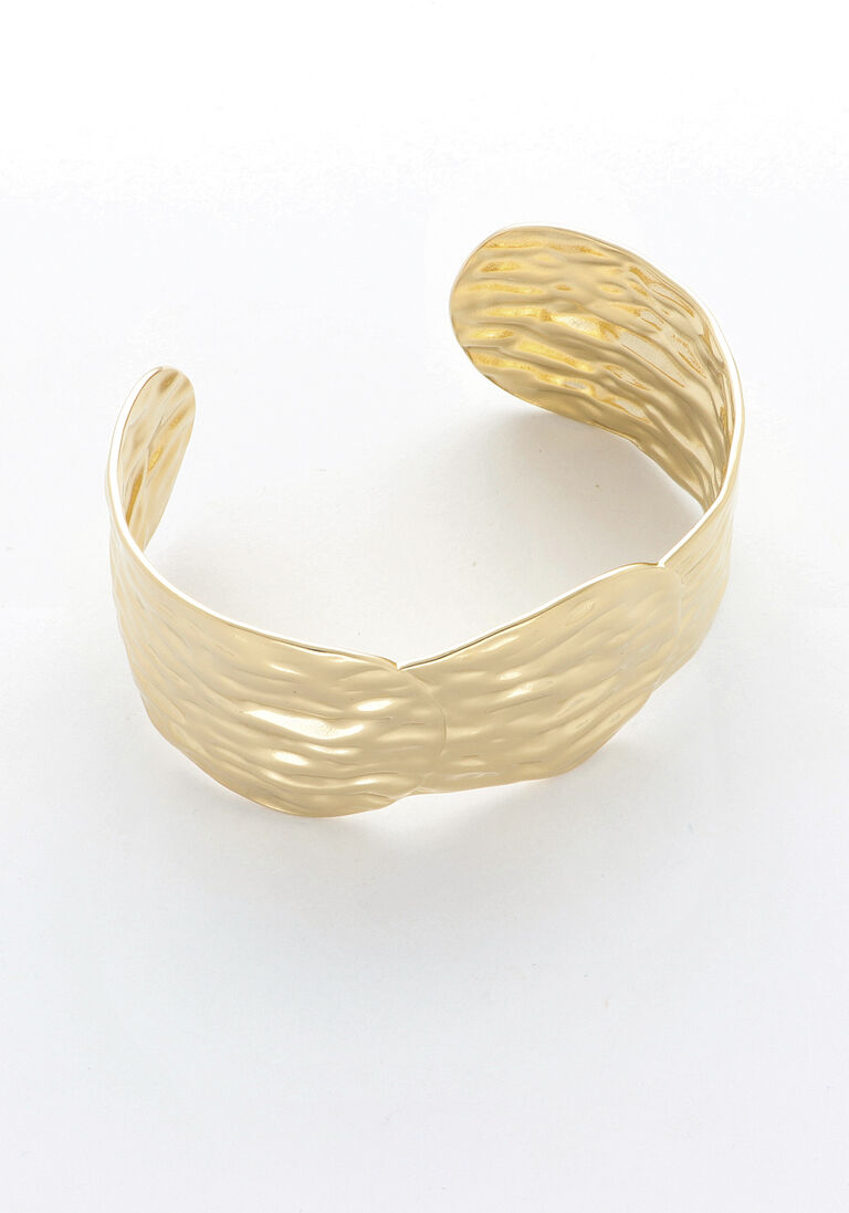 NOTRE-V gouden notre-v armband big bracelet