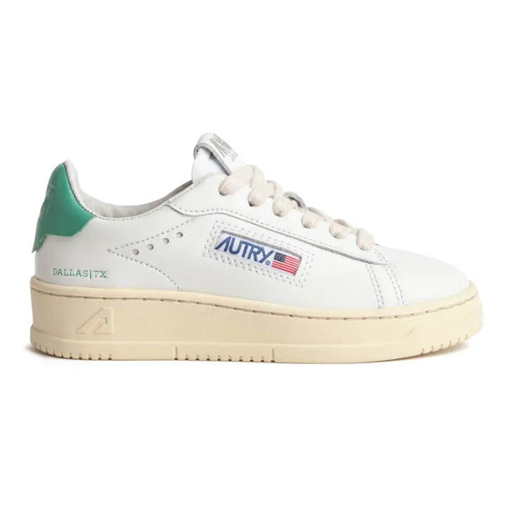 Autry Baskets Kids Medalist Low Cuir | Vert