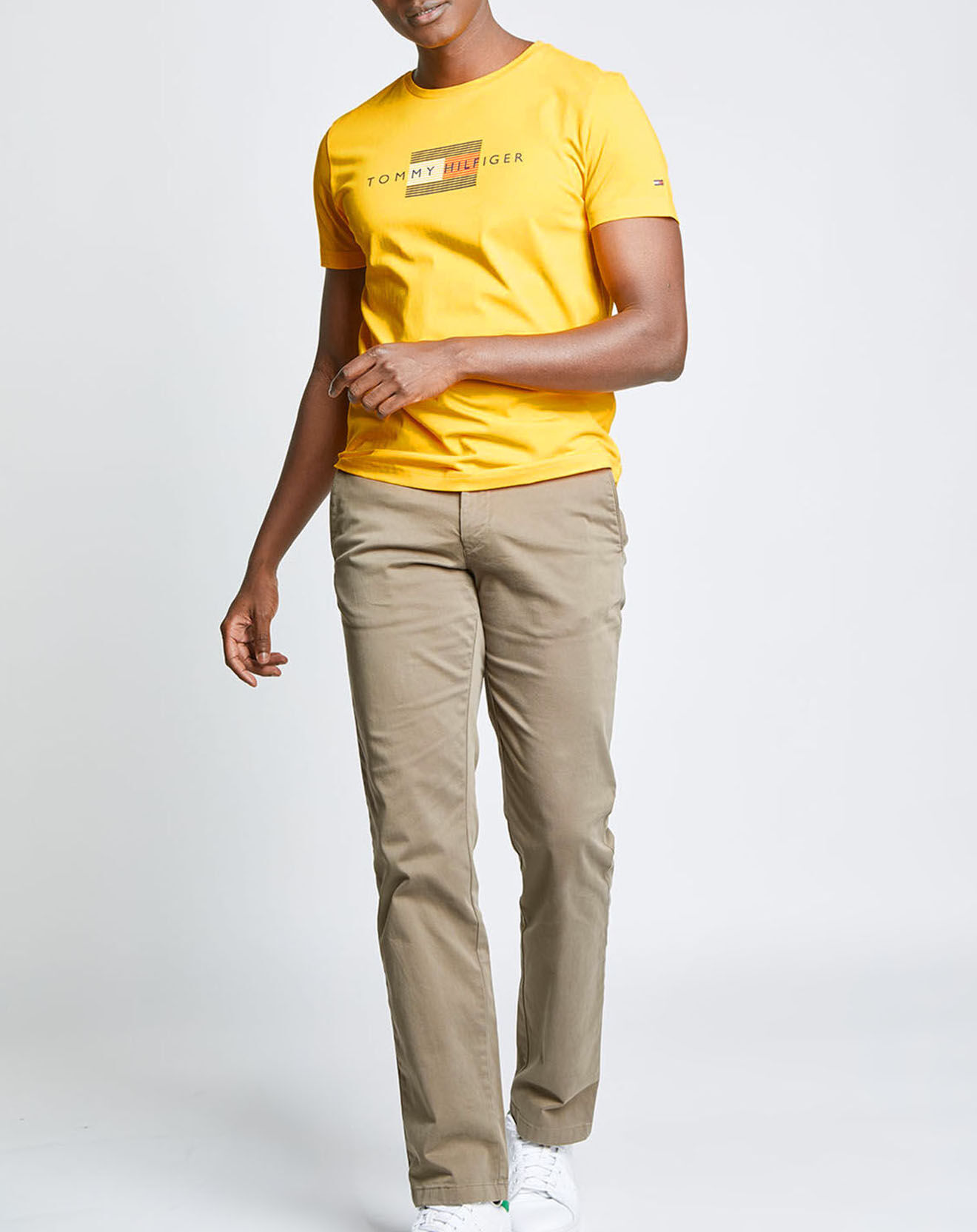 Tommy Hilfiger T-Shirt Lines Hilfiger jaune