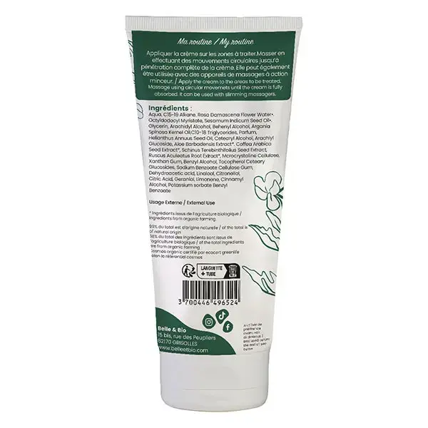 Creme Suavizante e Emagrecedor Belle & Bio 200ml