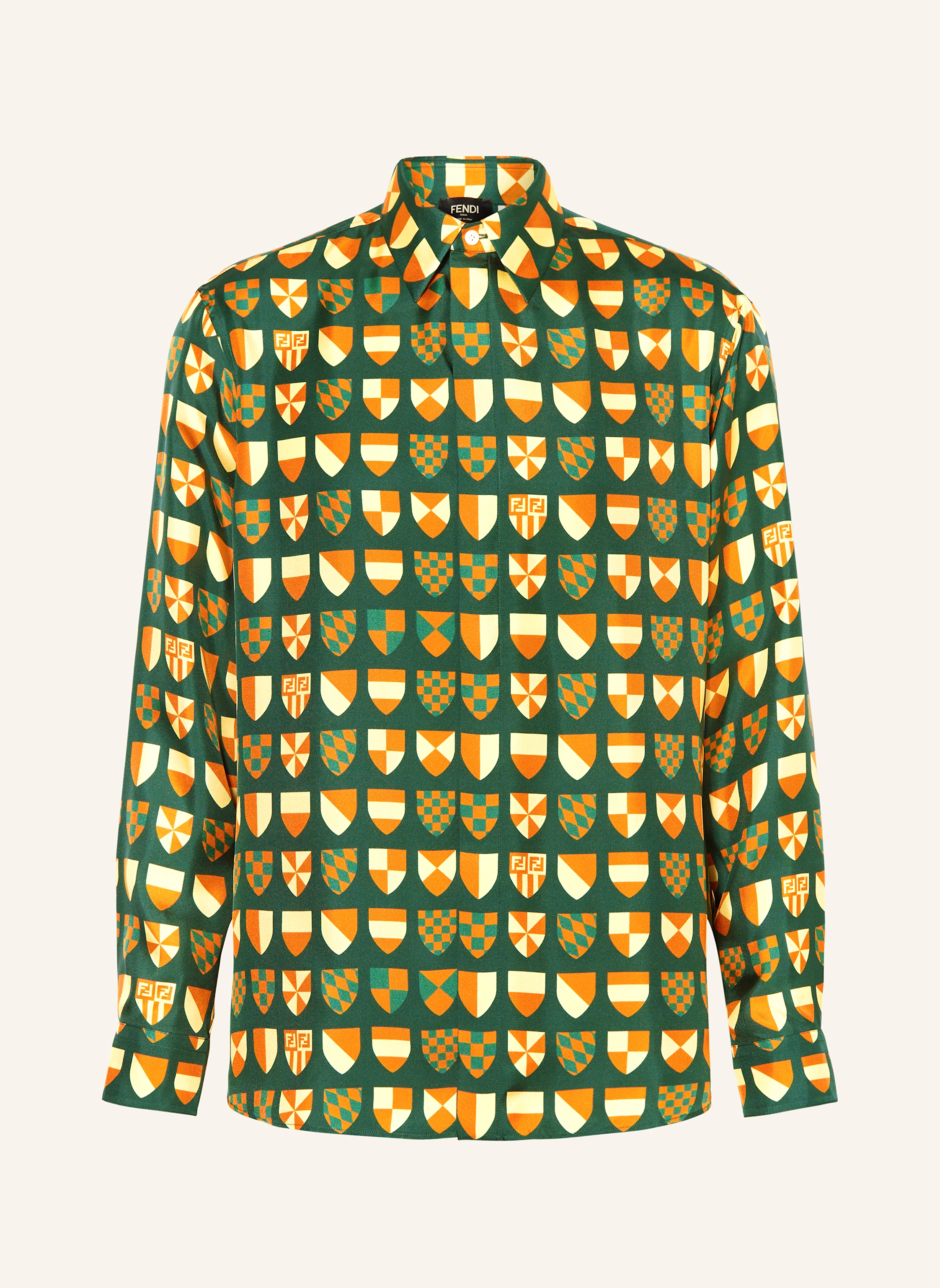 FENDI Seidenhemd Comfort Fit