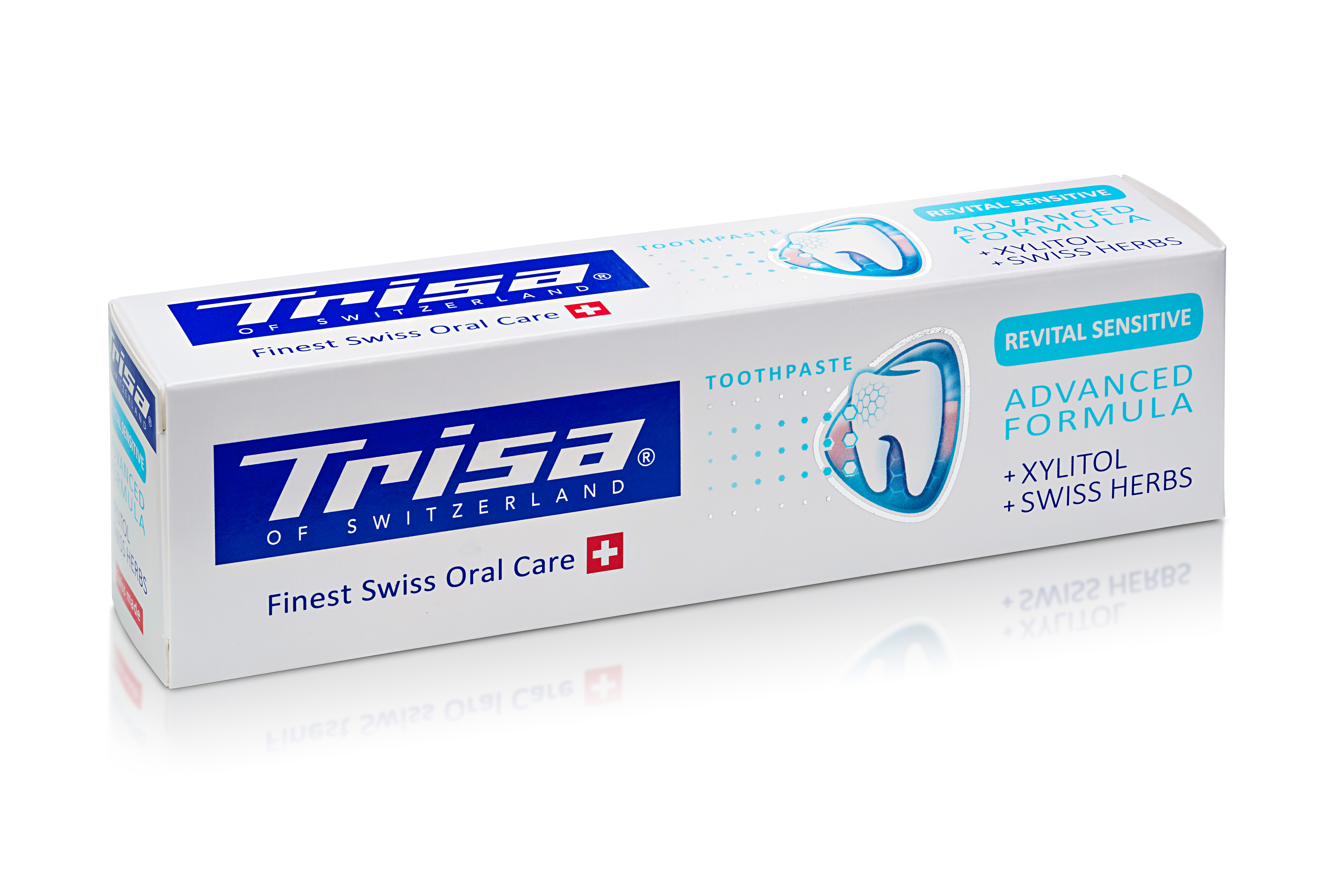TRISA Zahnpasta<br>75 ml, Tube, Revital Sensitive Swiss Herbs