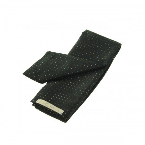Plastrão sem montagem com estampa de bolinhas, cor garrafa/sol
