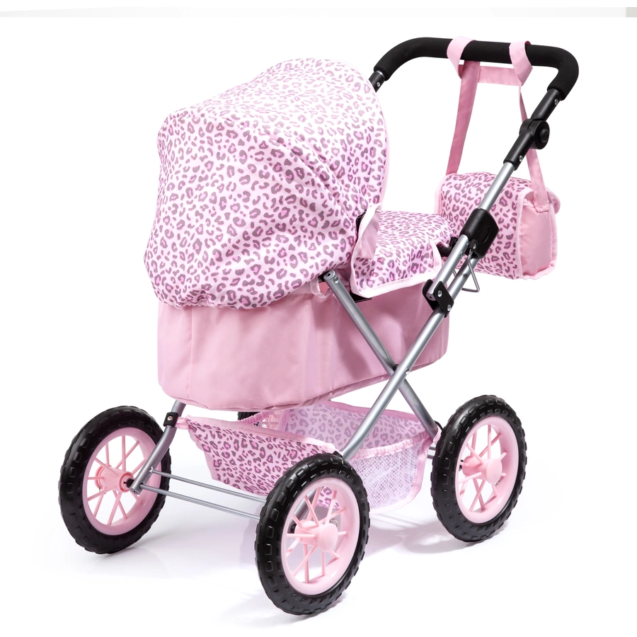 BAYER DESIGN Puppenwagen Trendy, Leopard, rosa