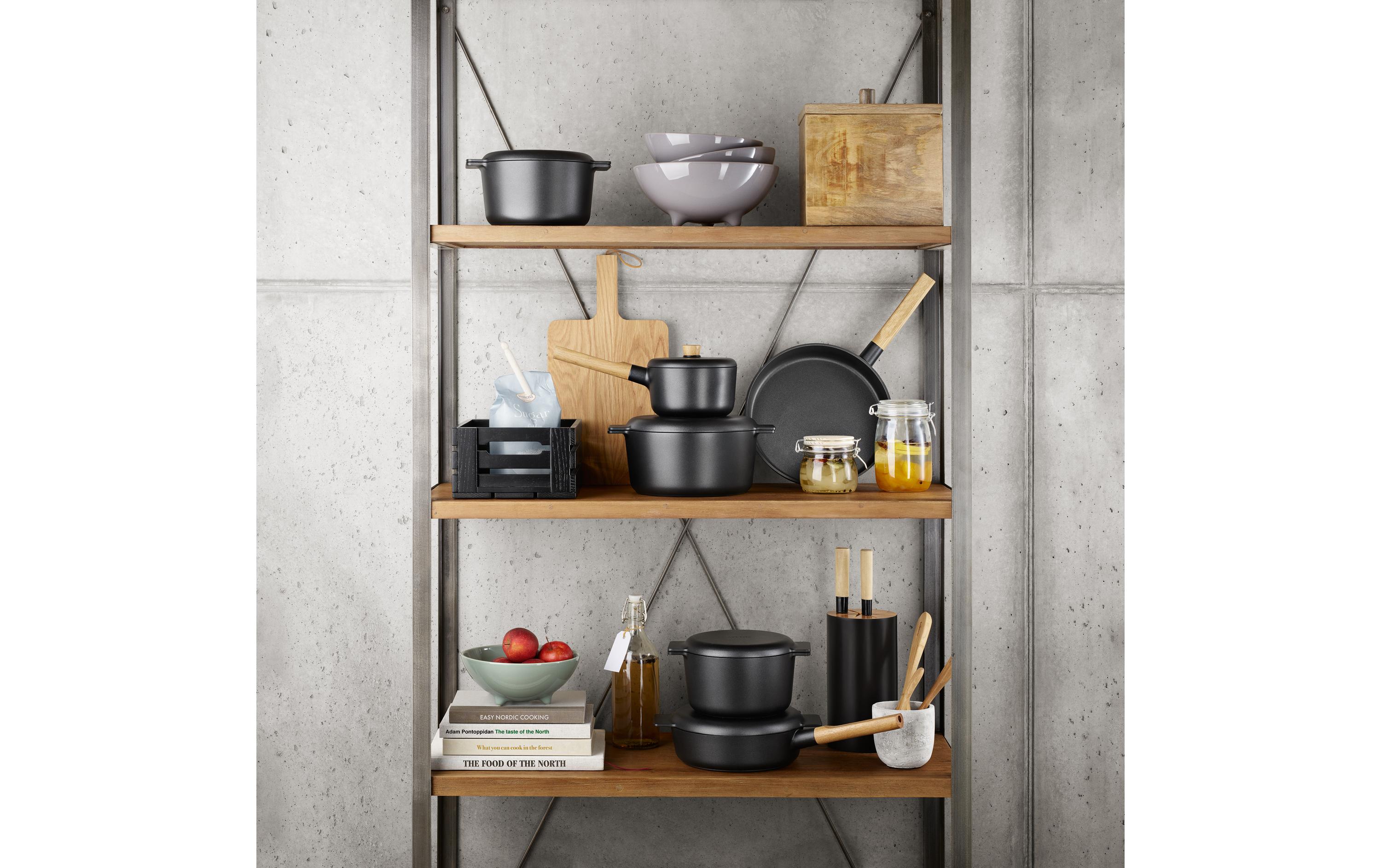 Bratpfanne Nordic Kitchen Schwarz, 24 cmPfanne aus Aluminium