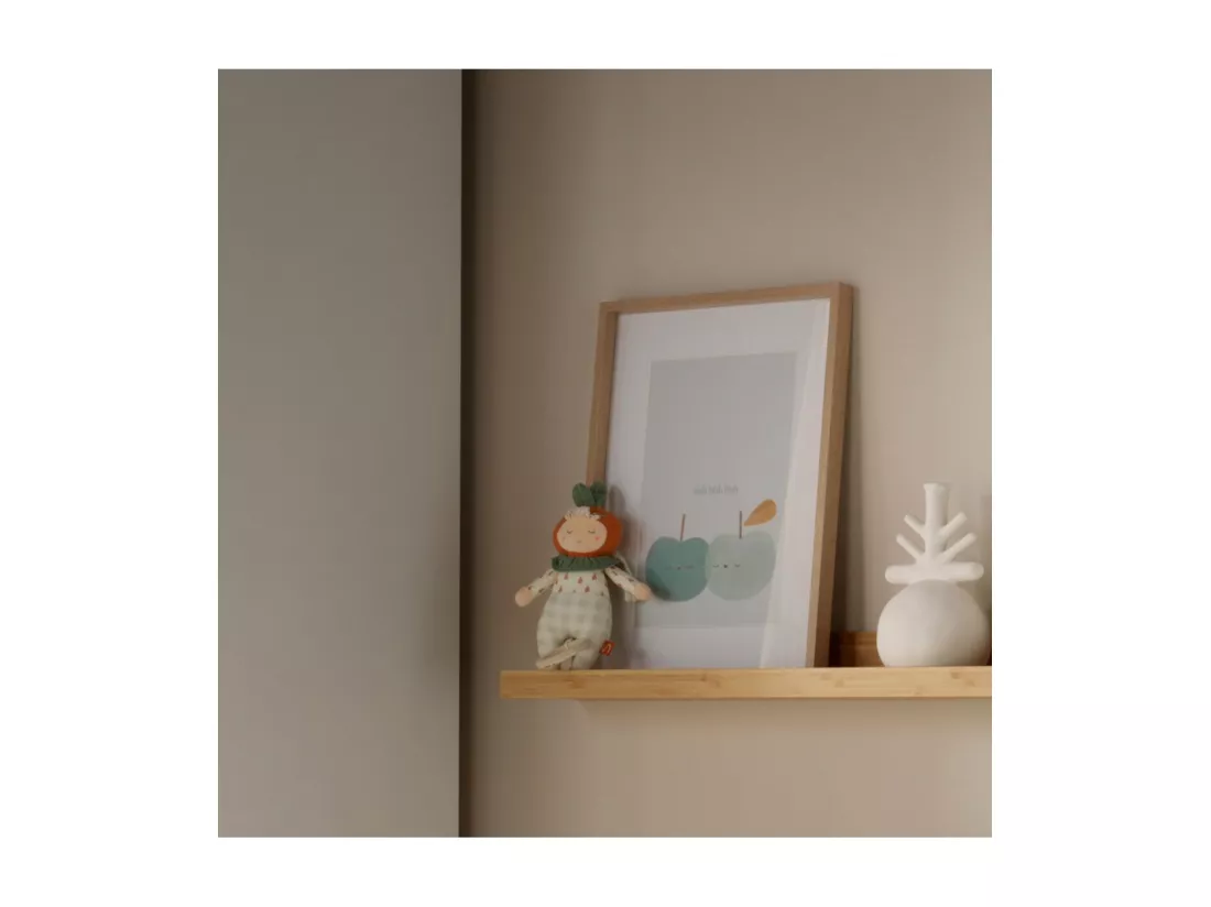 Peluche musicale jardinier en coton Vert