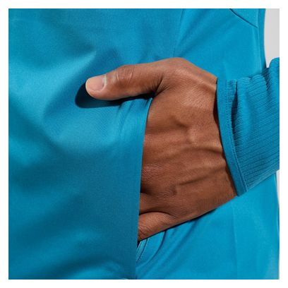 Veste Running Odlo Zeroweight Warm Hybrid Bleu