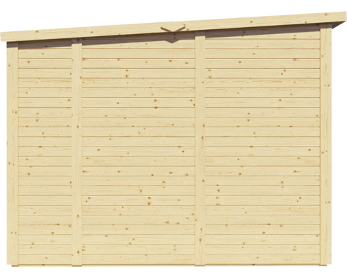 Konsta Baltrum 2 tuinhuis met vloer, 337 x 306 cm, naturel