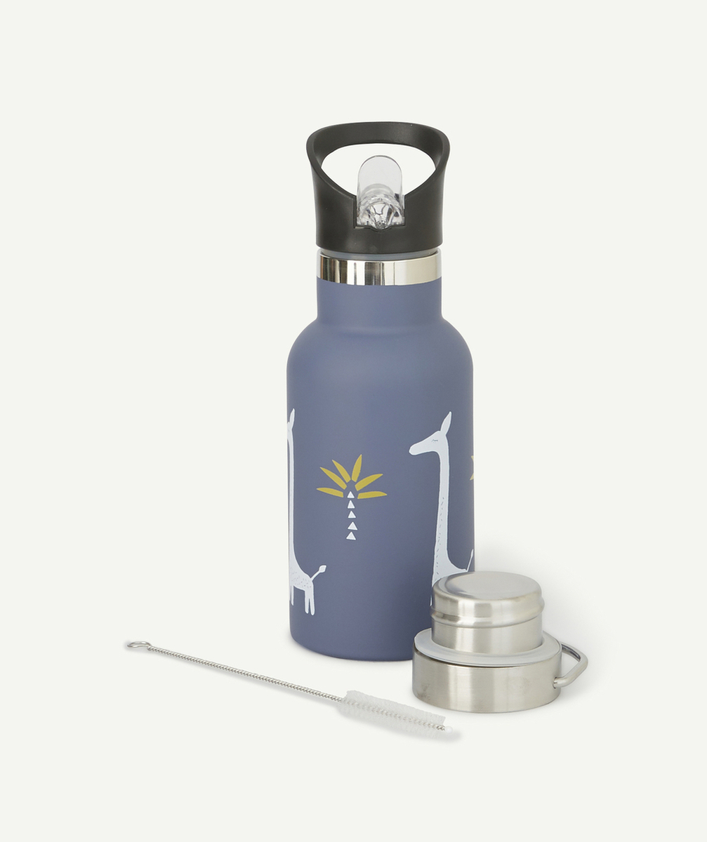 FRESKGOURDE BLEUE MOTIFS GIRAFES 350ML ENFANT