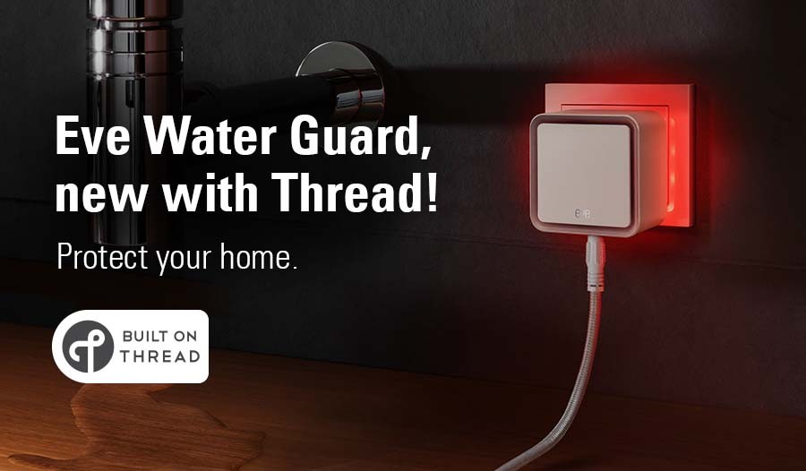 Eve Water Guard - Connected vandlækagedetektor med Apple HomeKit-teknologi