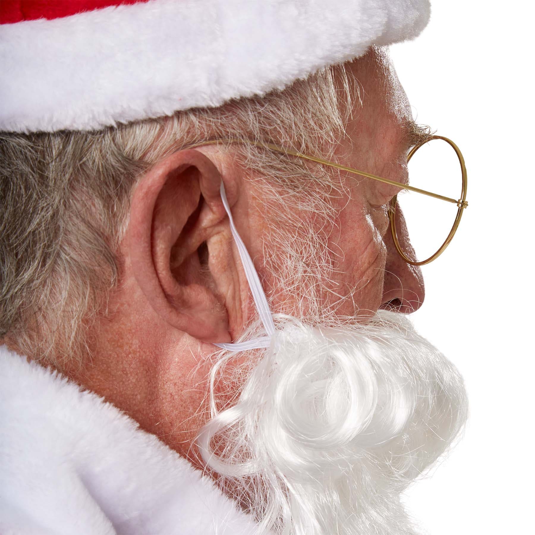 tectake® Weihnachtsmann Perücke und Bart