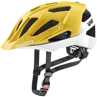 Uvex Quatro CC Helm Sunbee / White Matt
