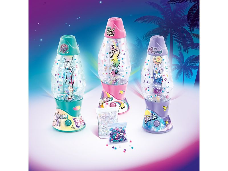 Canal Toys Bastelset Mini Lava Lamp DIY assortiert Komplettes Set zur Herstellung einer Lampe