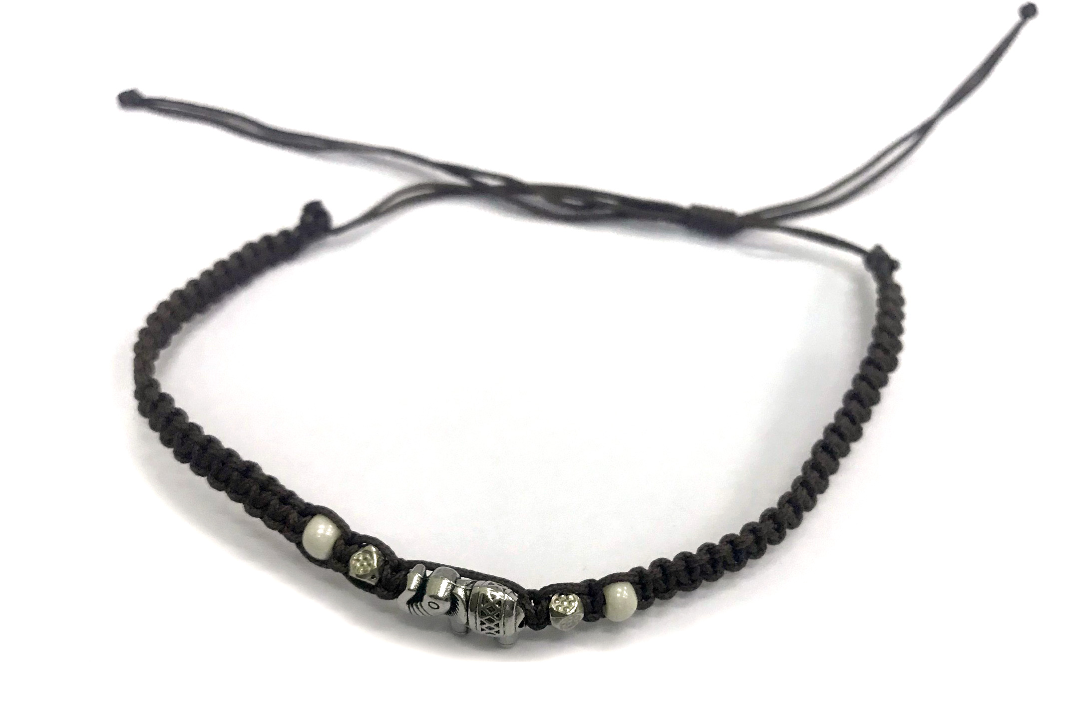 Armband 'Elefant', braun, silber, längenverstellbar günstig bestellen