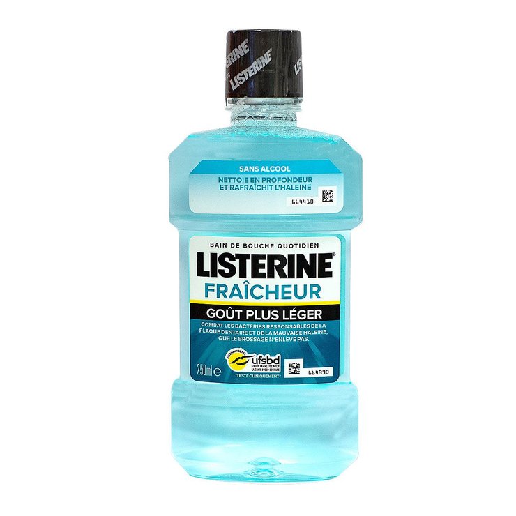 Bain de bouche fraîcheur goût plus léger 250ml
