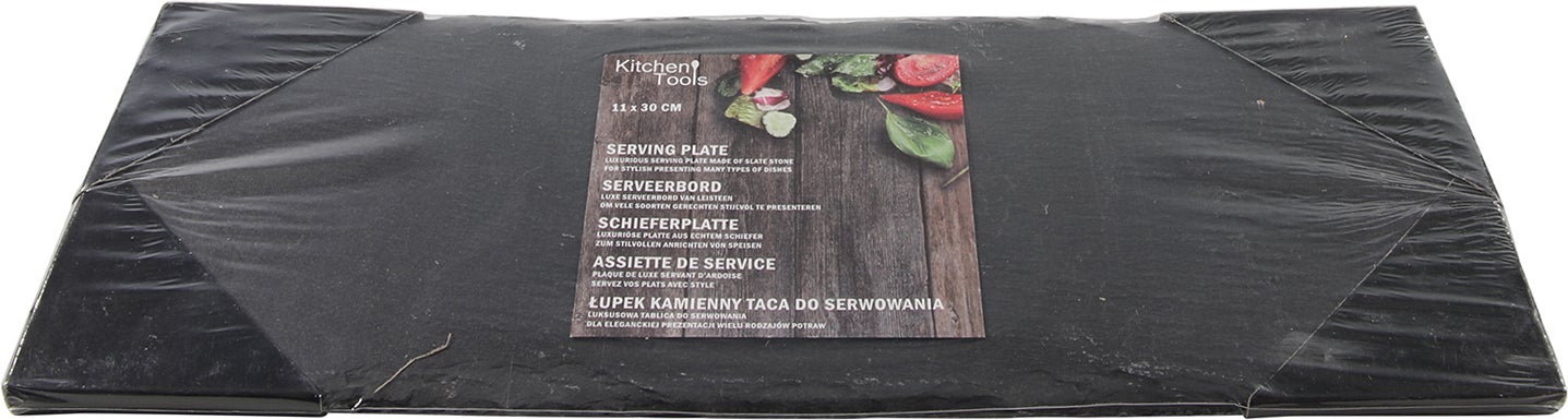 Kitchen Tools onderzetter zwart 30 x 11 x 1,2 cm
