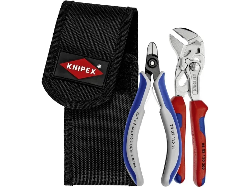 Knipex 00 19 72 V01, Blå, Rød, 345 g, 73 mm, 56 mm, 2 værktøjer