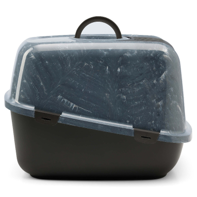 Savic Katzentoilette Nestor Jumbo Marble anthrazit-schwarz