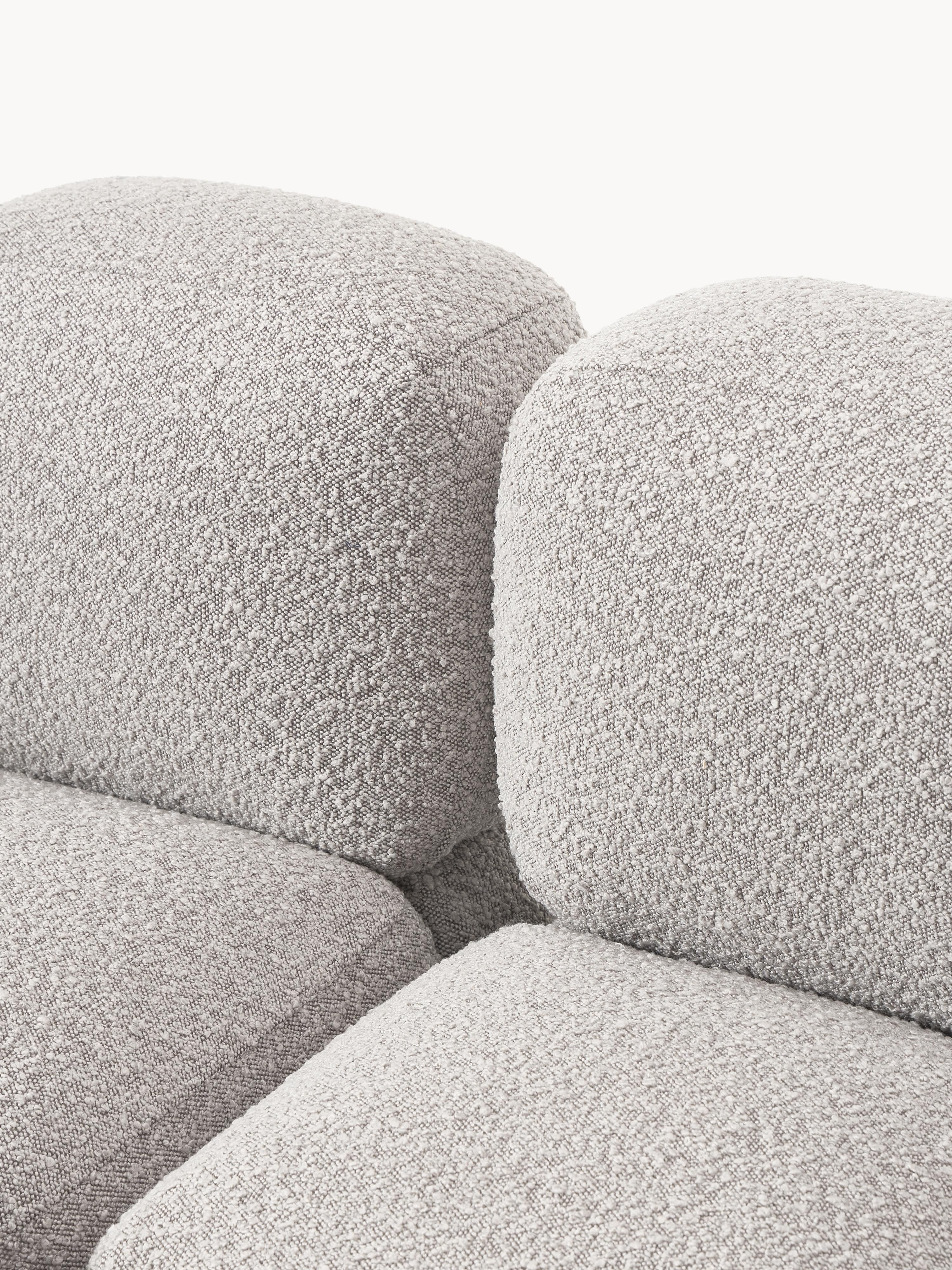 Modulaire bank Tayla (3-zits) van bouclé