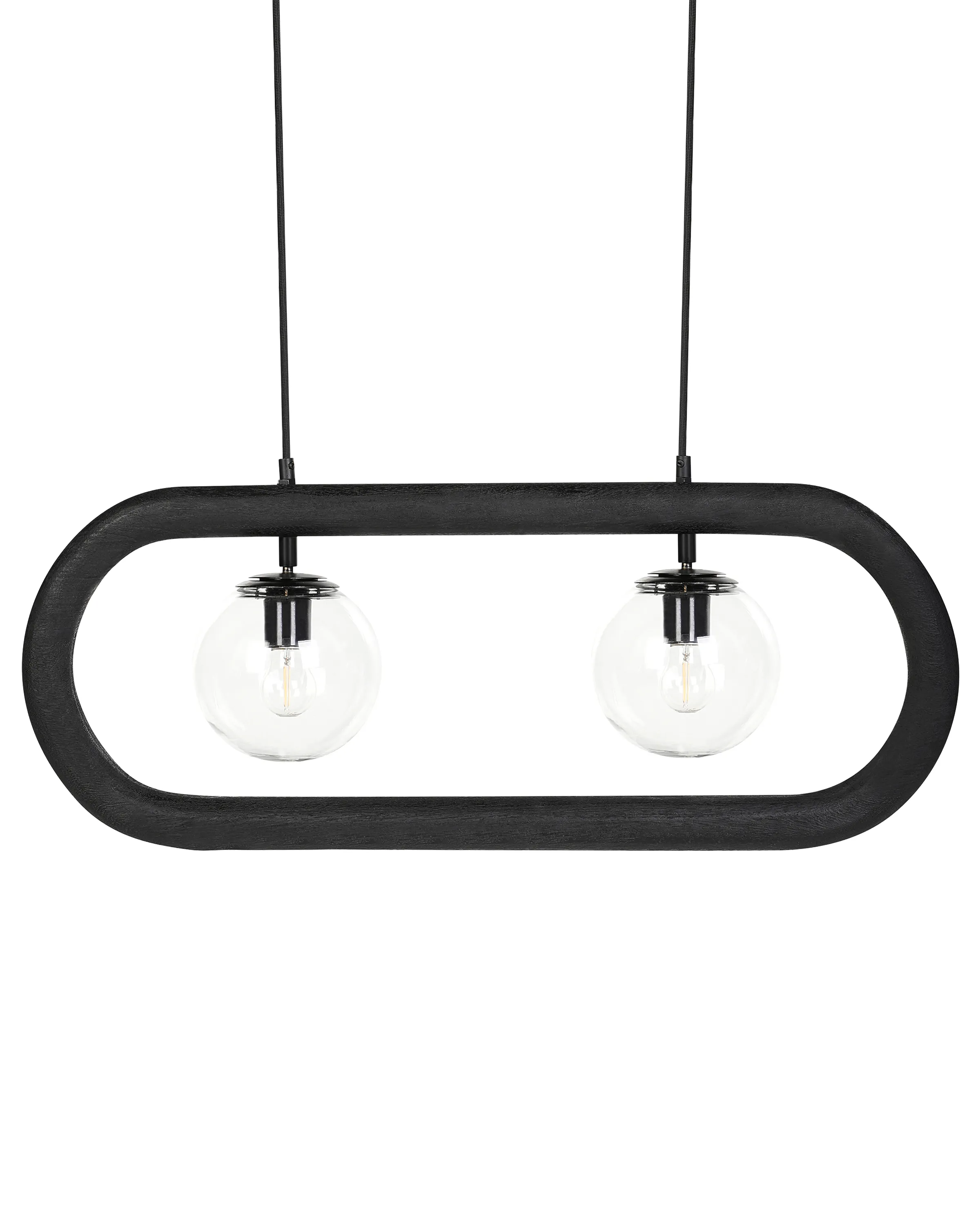 Hanglamp AYENSU Mangohout Zwart