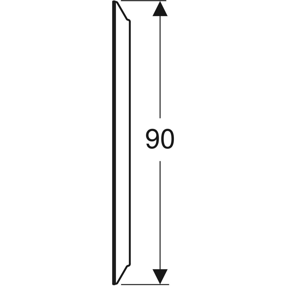 Geberit Option ronde spiegel met verlichting 90cm