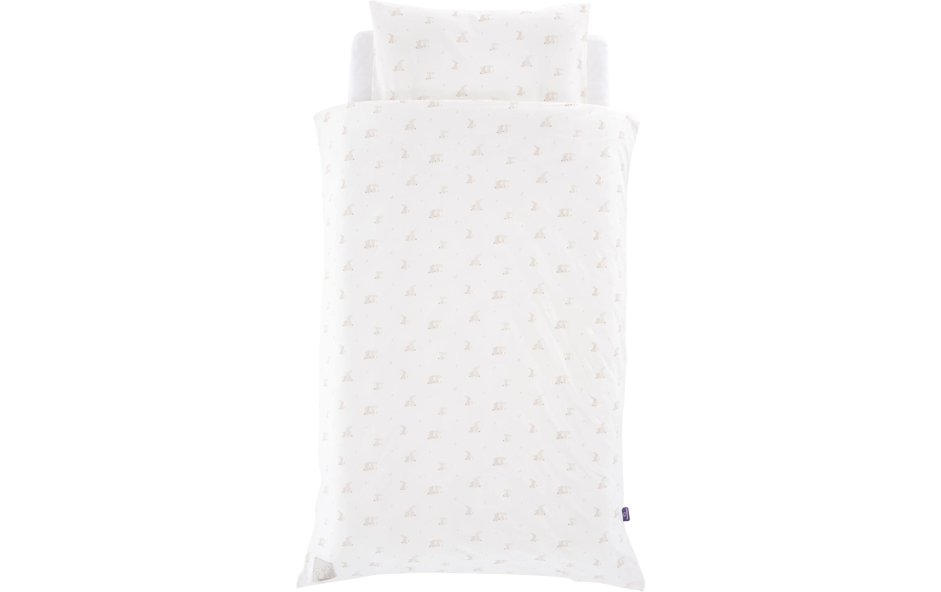 Kinderbettwäsche Bunny 100/135 + 40/60 cmKuschelweiche Bettwäsche aus Baumwoll-Jersey mit süssen Häschen