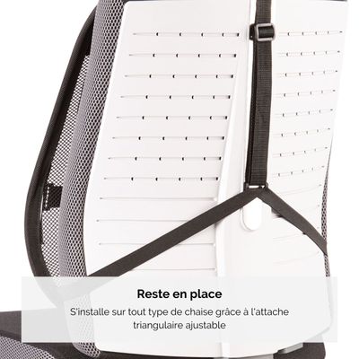 Fellowes Office Suites - Support dorsal en maille - compatible avec tout type de chaises