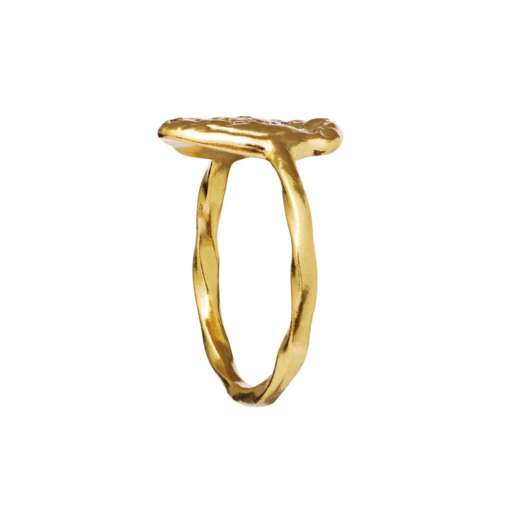 Maanesten  Enya Ring - forgyldt