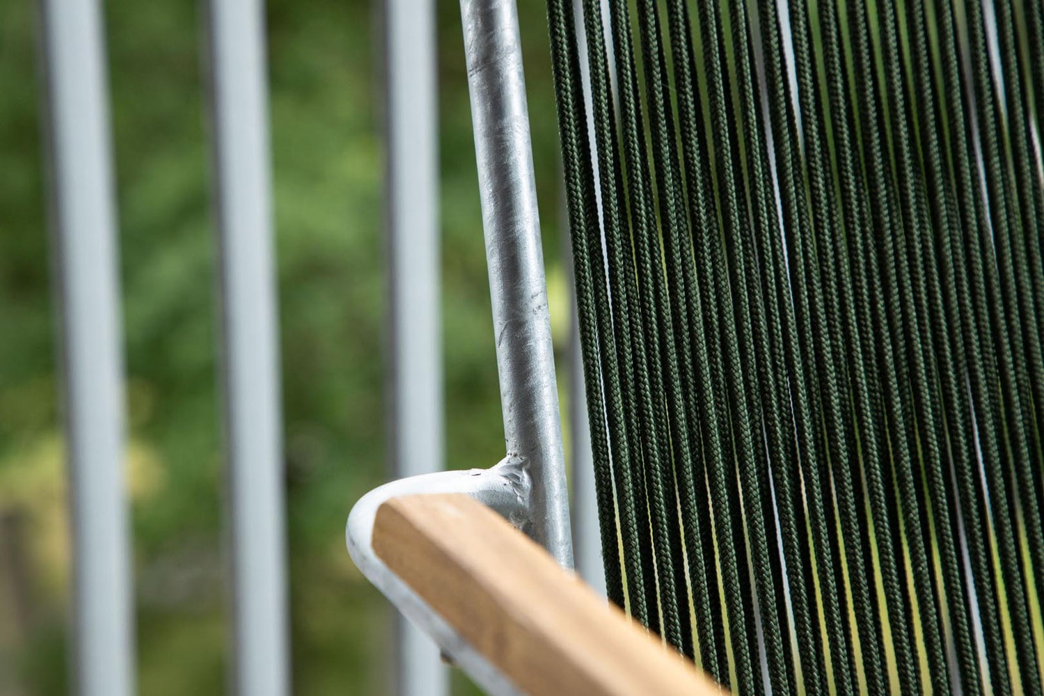 Bois stapelbare tuinstoel, groen. Set van 2.