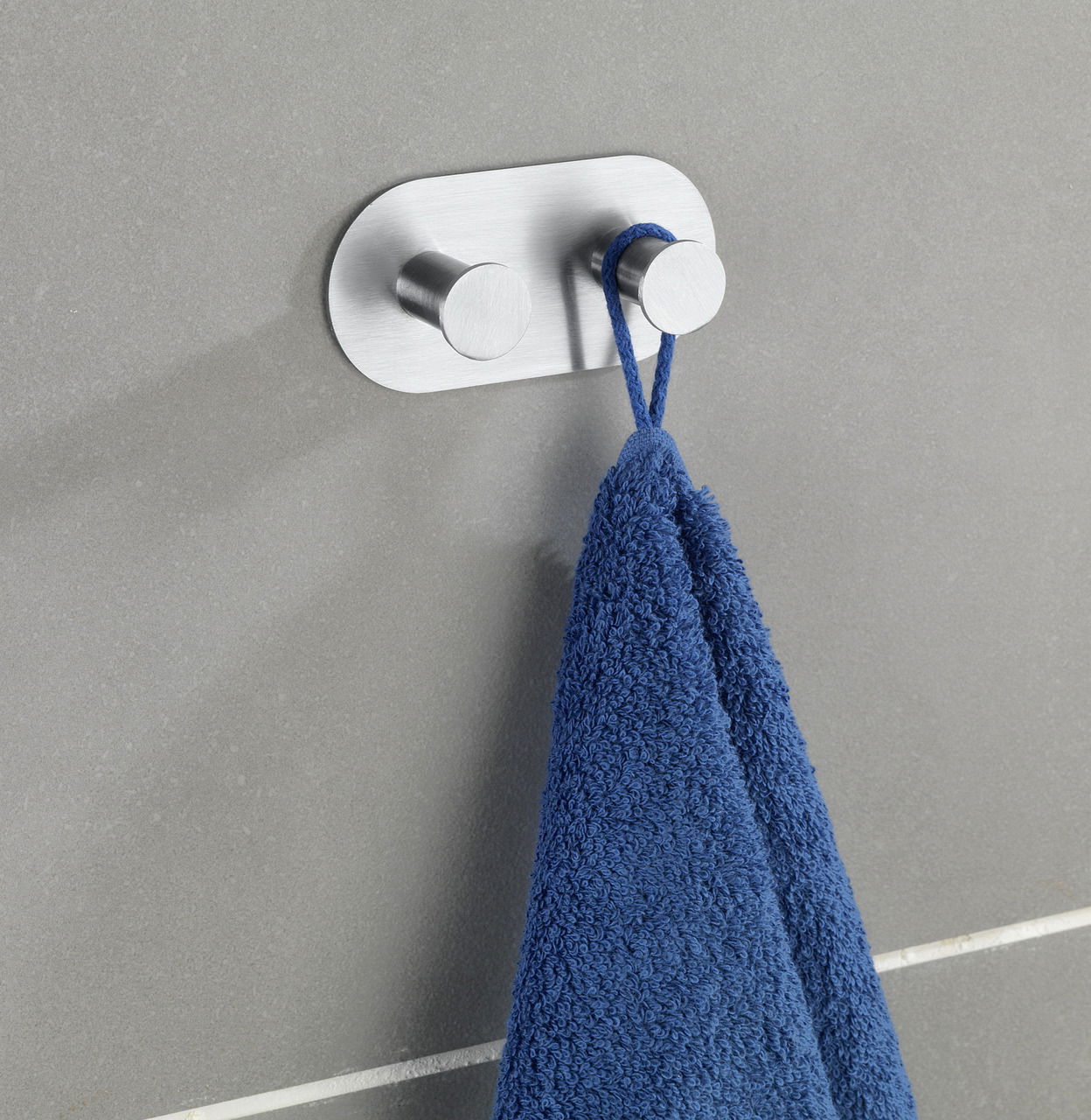 Wenko Edelstahl Wandhaken CONA DUO