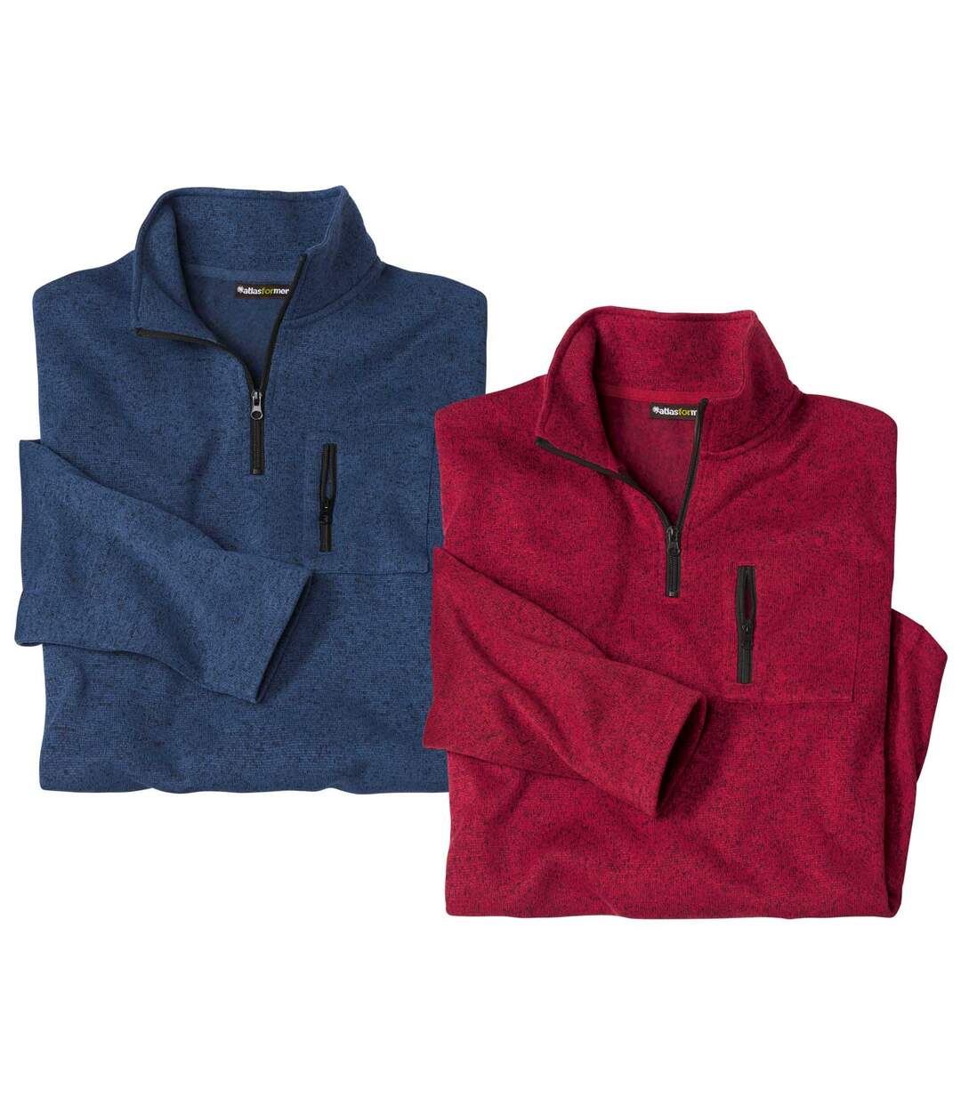 Lot de 2 Sweats Molleton Sport Nature