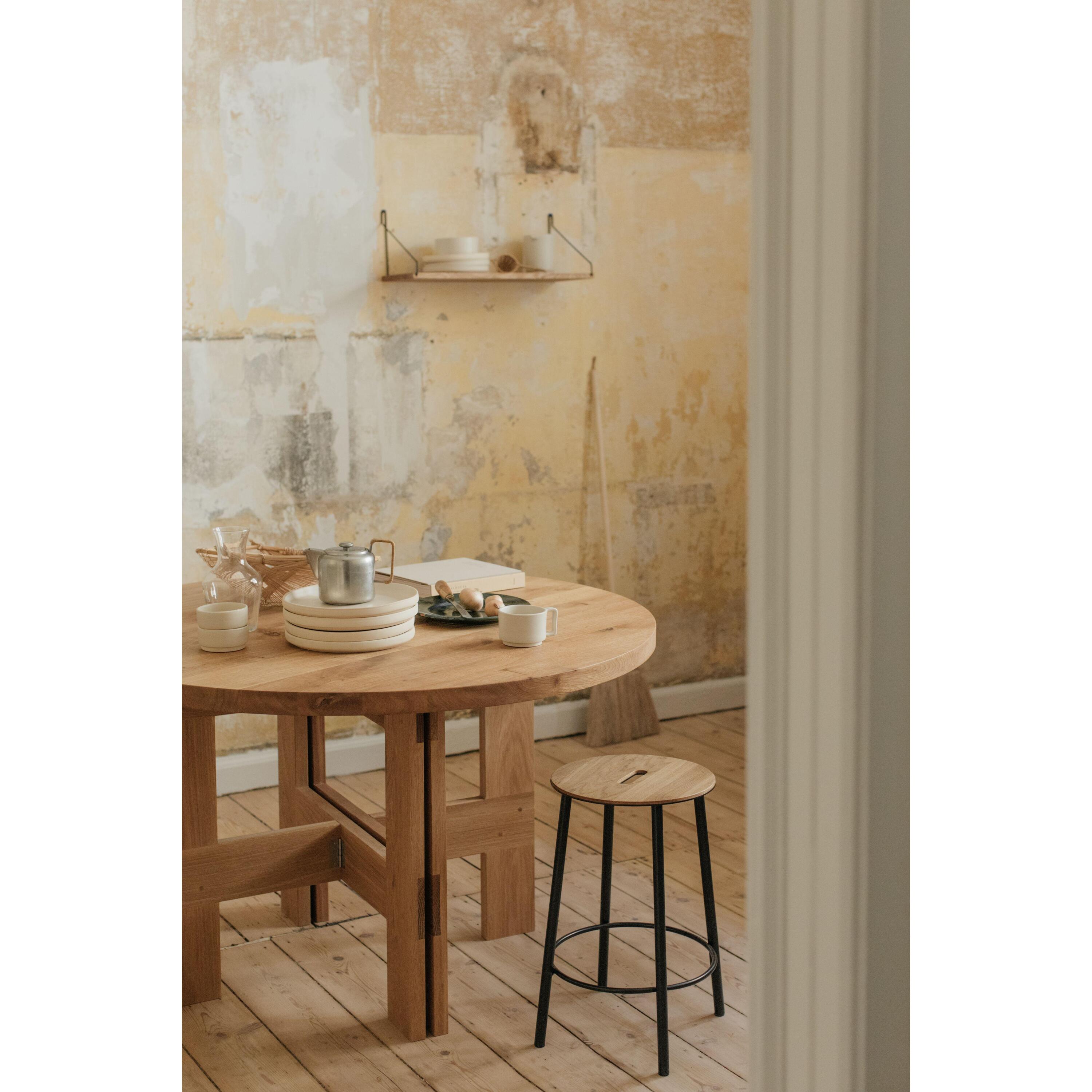 Frama Shelf wandplank 40x20 naturel|zwart